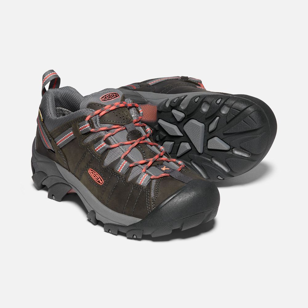 Keen Wandelschoenen Dames Zwart Bruin - Targhee Ii Waterproof - 16305-VKEQ